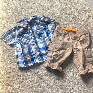 Joe Fresh Baby Boy 2 Piece Outfit Size 3-6 Months